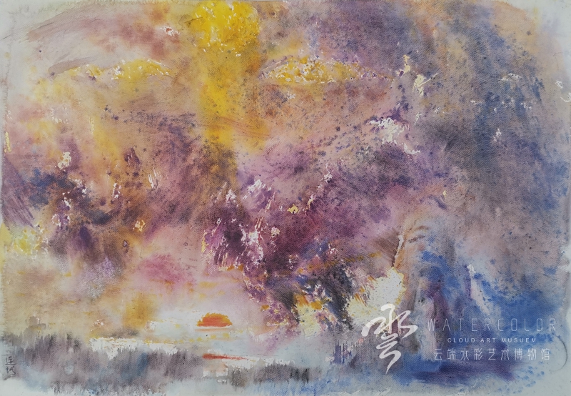 郭连训 《灵鹫飞来》54*78cm 2021年
